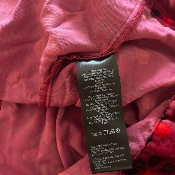 Anthropologie Floral Velvet Maxi Skirt - Picture 7 of 7